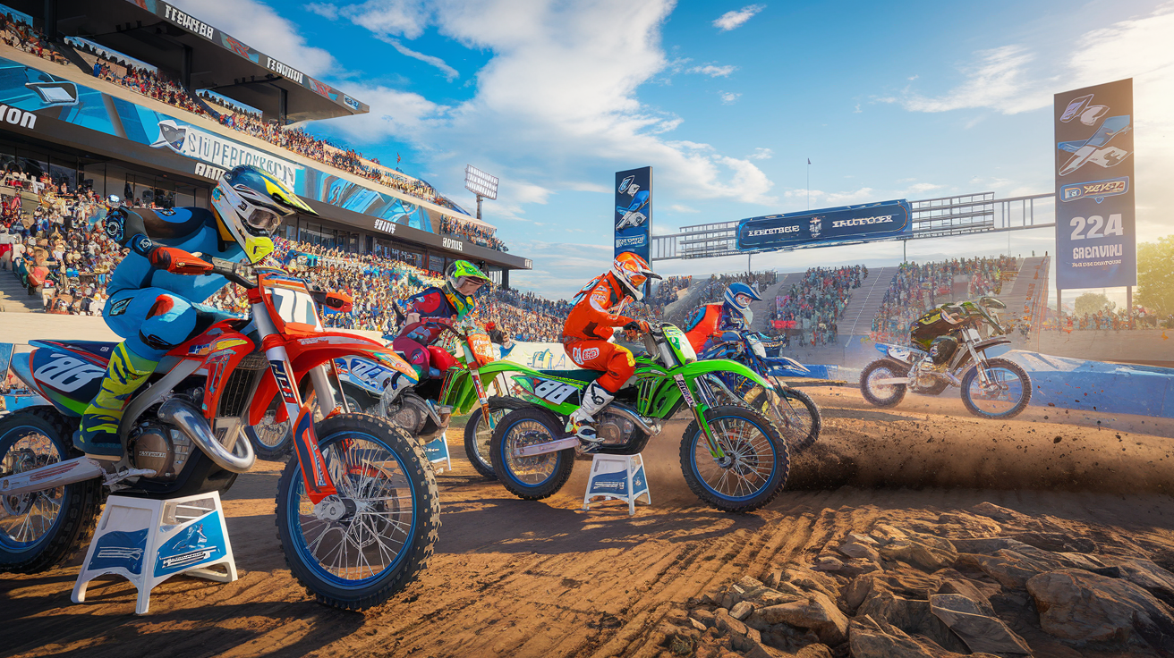 explorez le calendrier complet du supercross us 2024, avec toutes les dates, événements et lieux clés. ne manquez aucune course et préparez-vous à vivre une saison palpitante de supercross!