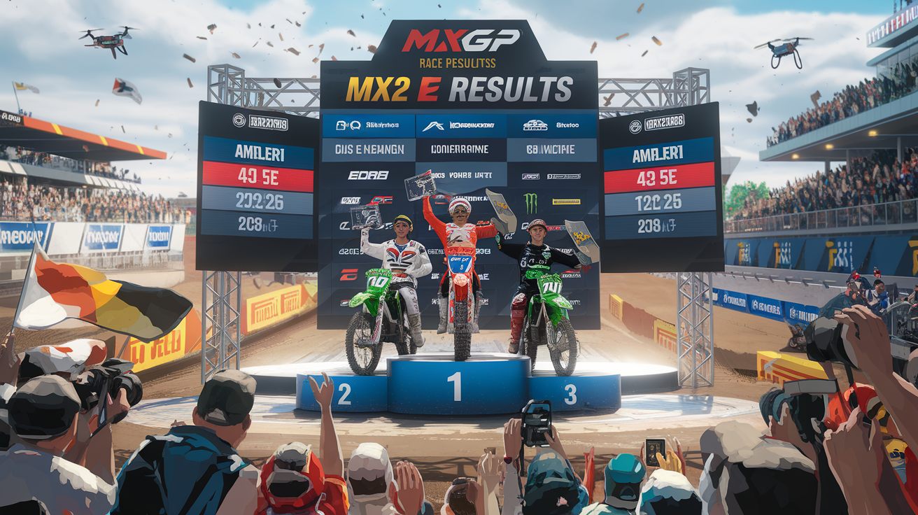 découvrez les derniers résultats des courses mx2 de la saison mxgp. ne manquez pas les performances exceptionnelles des pilotes et les moments forts de chaque épreuve. restez informé sur le classement et les enjeux des compétitions.